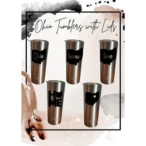 Ohio Tumblers with Lids